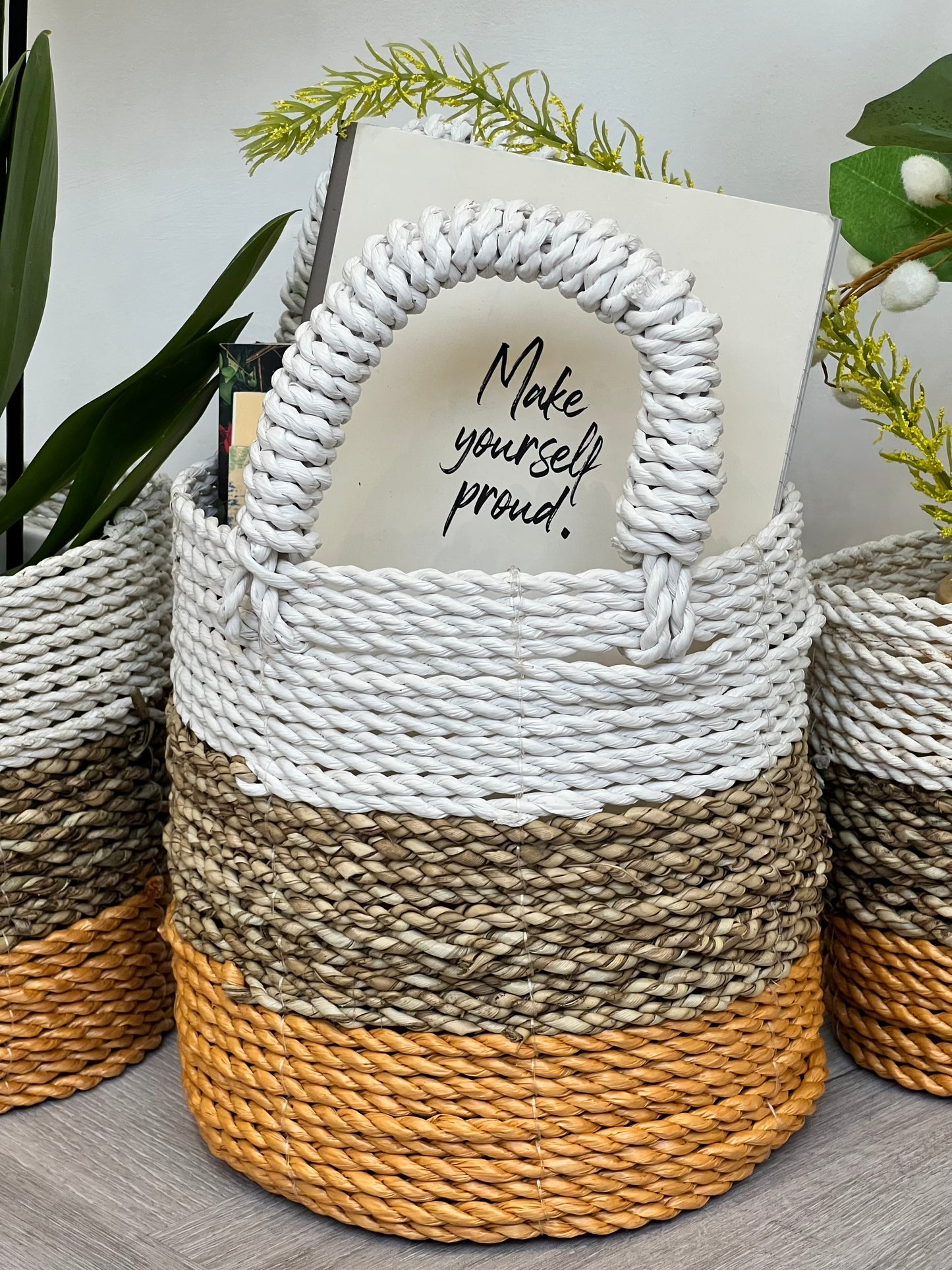 Set of 3 Seagrass Basket Set