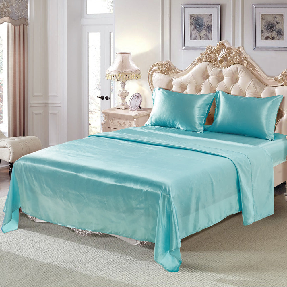 Imitation Silk Four Piece Duvet Set