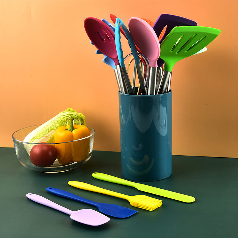 Multicolour 14 Set Silicone Kitchenware