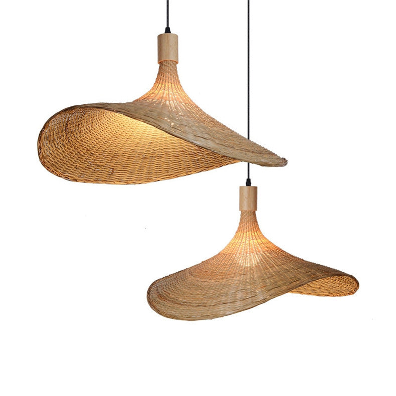 Bamboo Rattan Chandelier