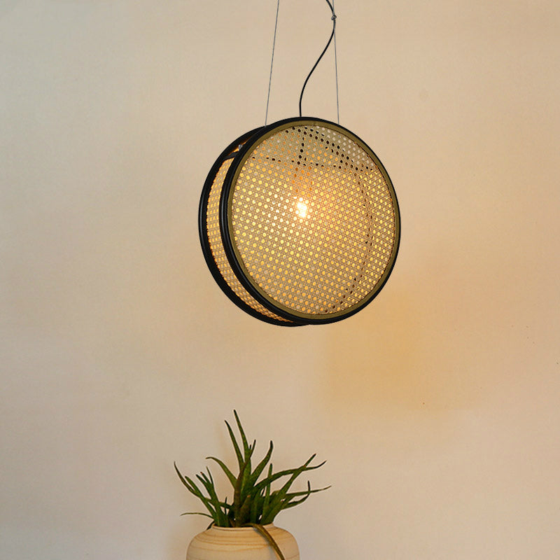 Rattan Chandelier Light