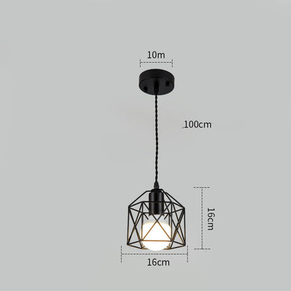 Caged Chandelier Light