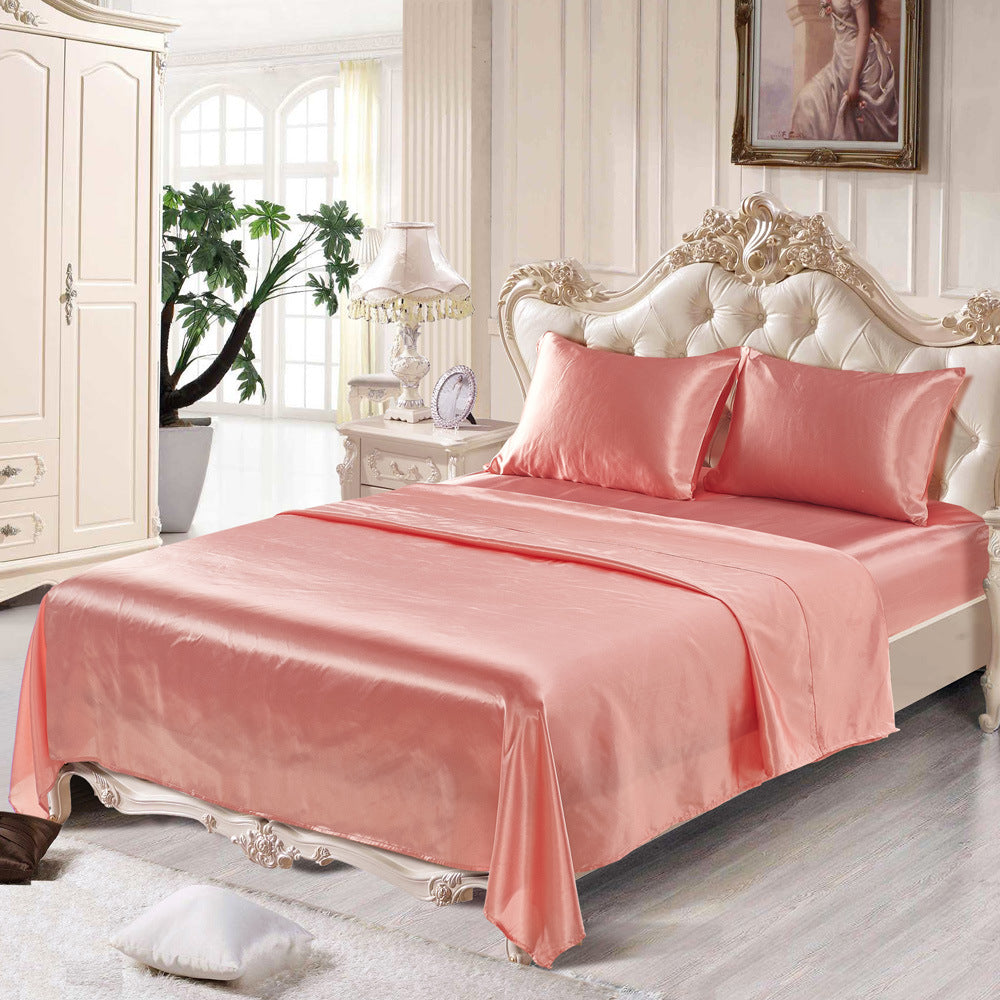 Imitation Silk Four Piece Duvet Set