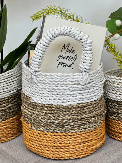 Set of 3 Seagrass Basket Set