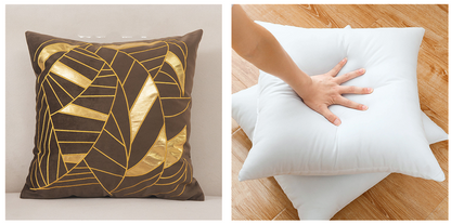 Dutch Velvet Gilded Cushion Cover