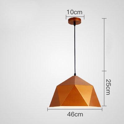 Geometric Metal Light Pendant