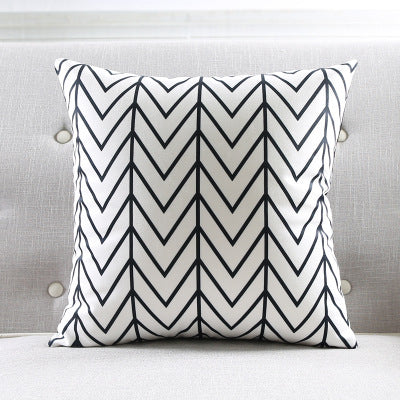 Geometric Monochrome Cushion Covers