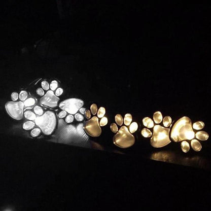 Outdoor LED Paw Print Lights