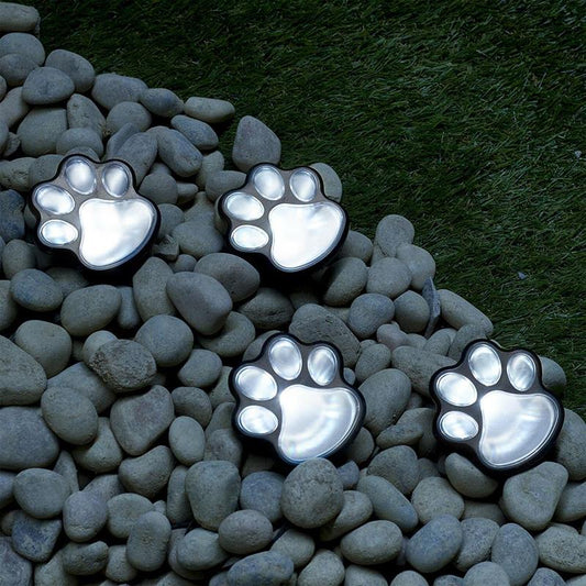 Outdoor LED Paw Print Lights