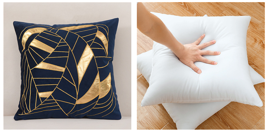 Dutch Velvet Gilded Cushion Cover