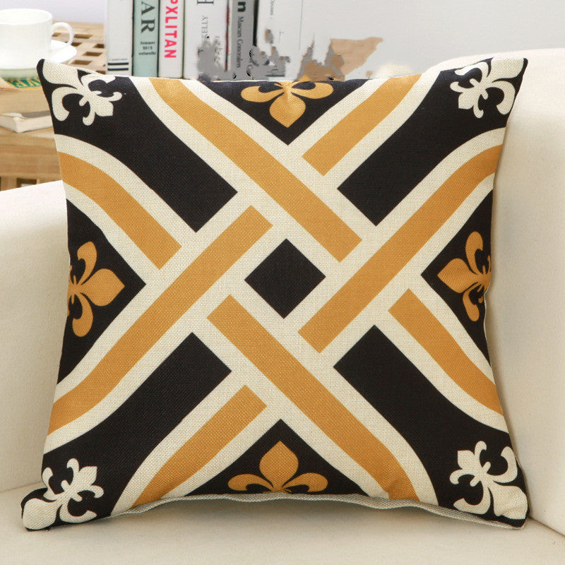 Geometric Cushion Cover