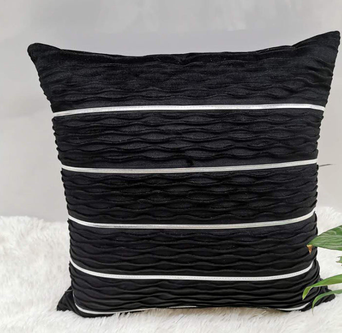 Luxury Striped Cushion Cover