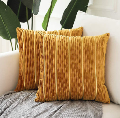 Luxury Striped Cushion Cover