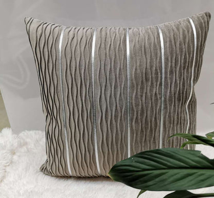 Luxury Striped Cushion Cover