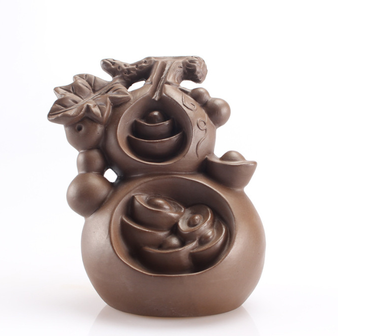 Ceramic Gourd Backflow Incense Burner