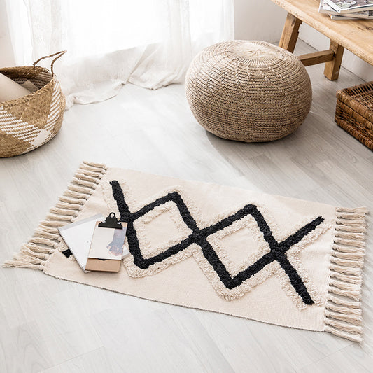 Vintage Fringed Strip Rug