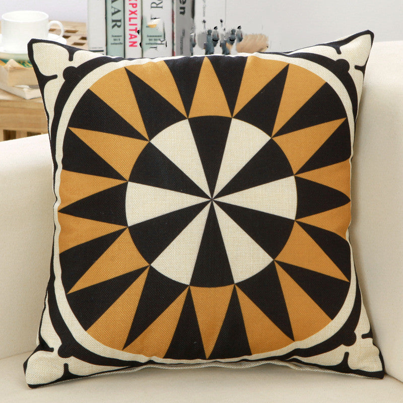 Geometric Cushion Cover